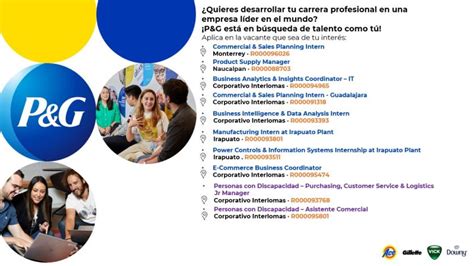 bolsa de trabajo procter & gamble|Careers in P&G Mexico .